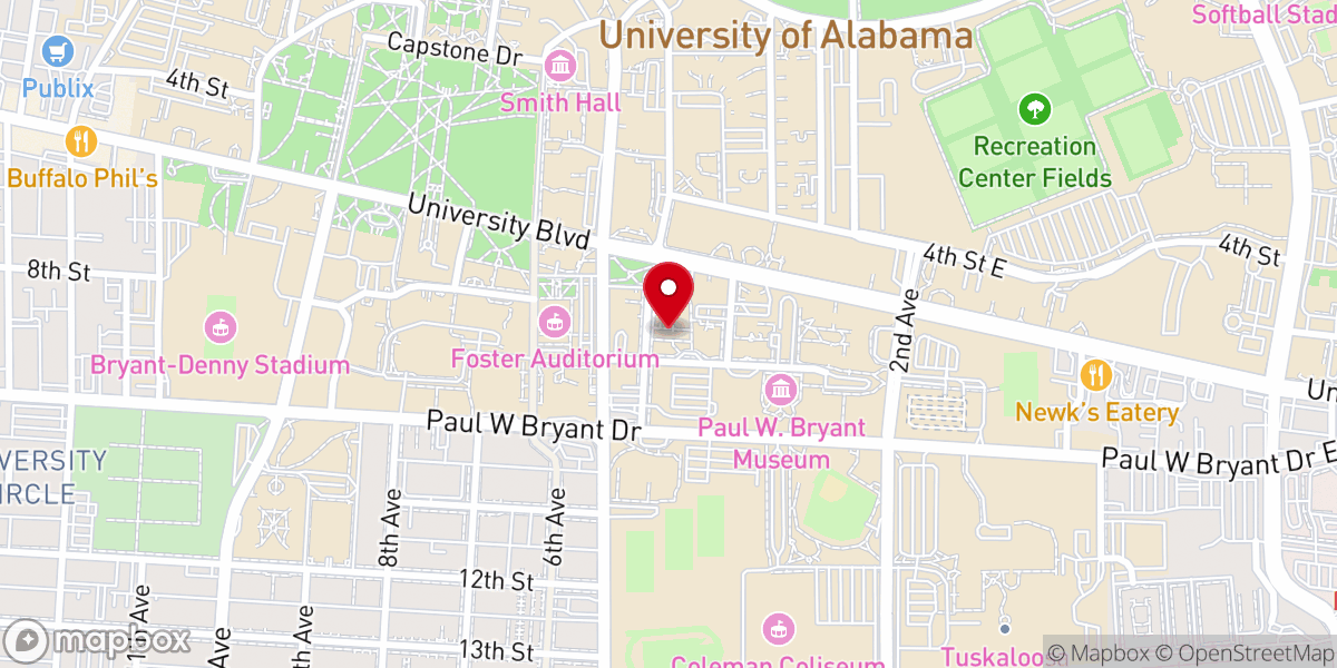 Map showing location of Bama Catholic