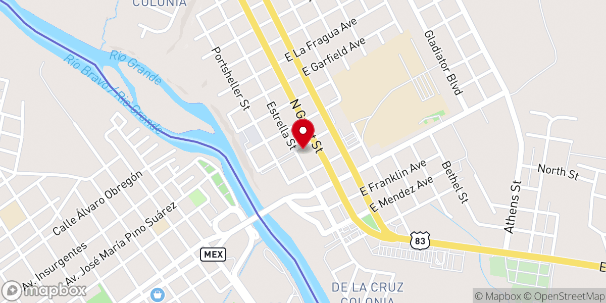 Map showing location of Our Lady of Refuge Catholic