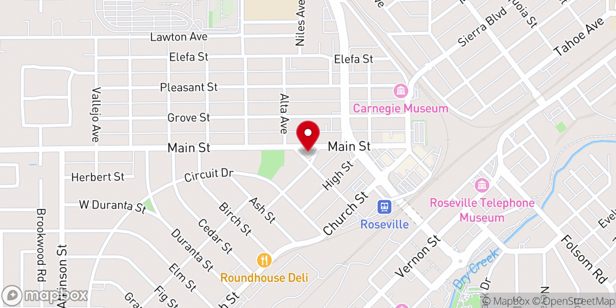 Map showing location of Proclaim Baptist Church