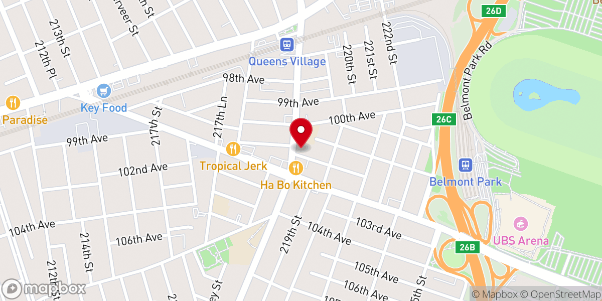 Map showing location of HR Church