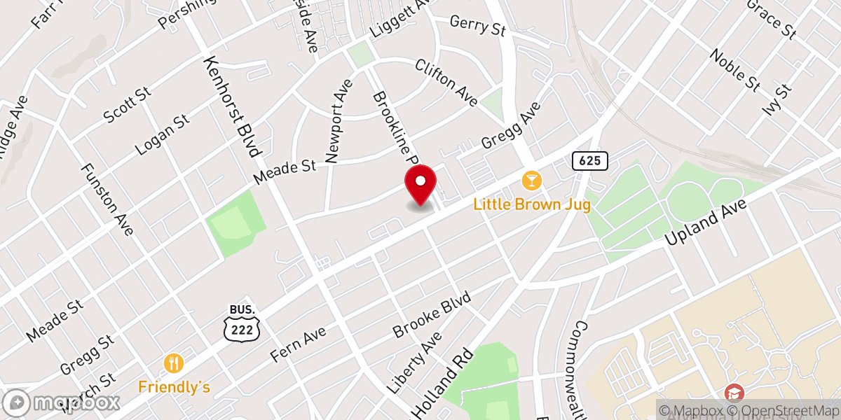 Map showing location of Oasis Sanctuary Church