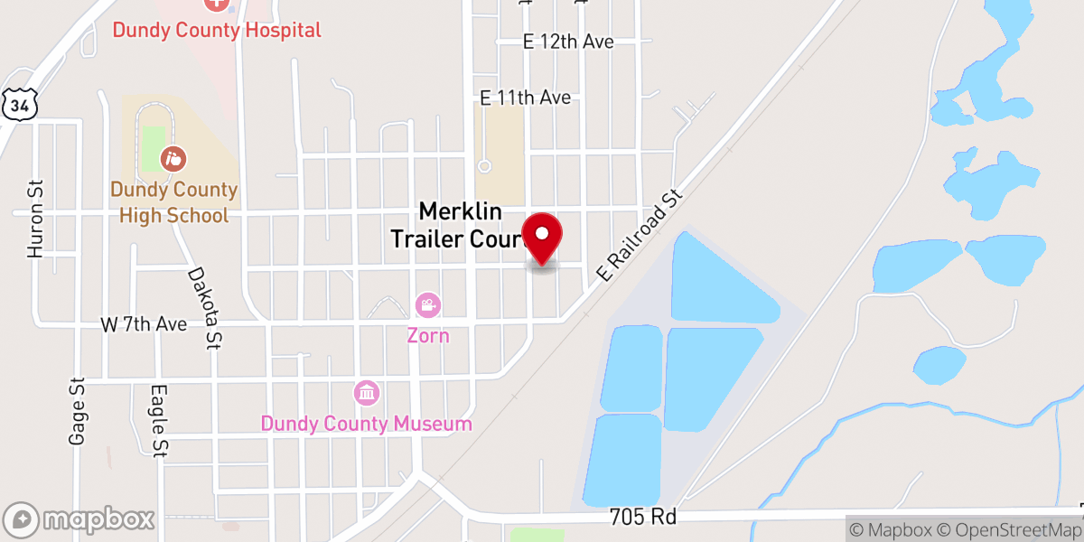 Map showing location of Harvest Time Assembly of God Church