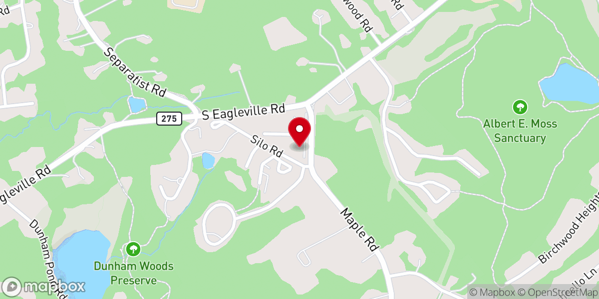 Map showing location of Mansfield Human Services Department