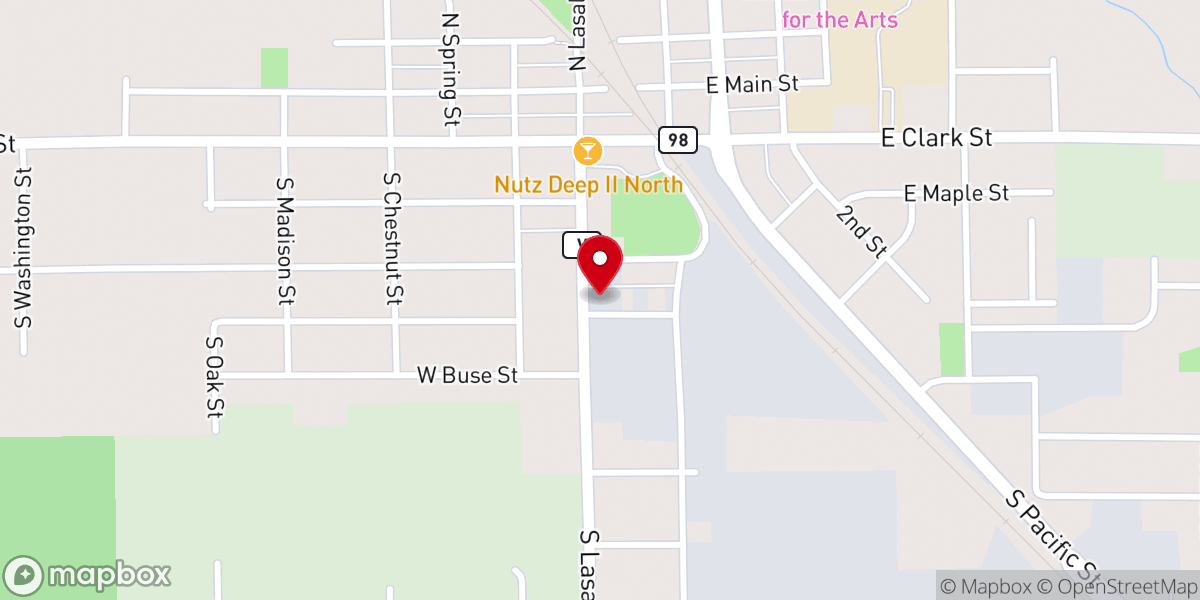 Map showing location of Christ the King Catholic Church