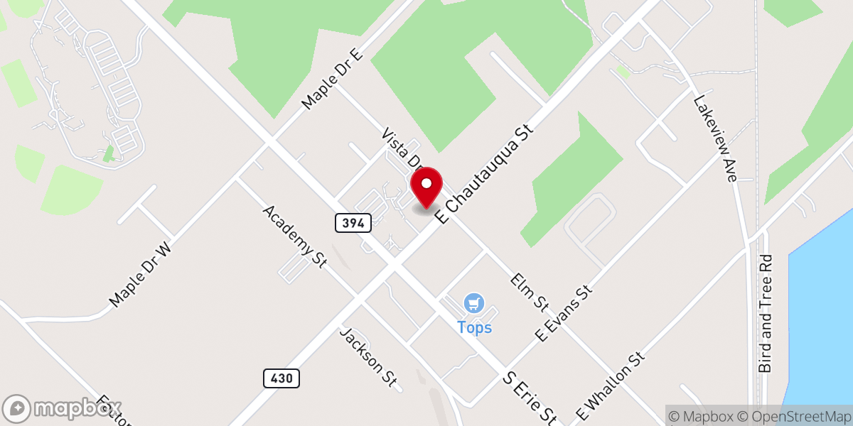 Map showing location of St. Mary of Lourdes