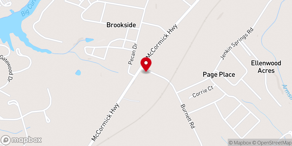 Map showing location of Gospel Light Baptist Church