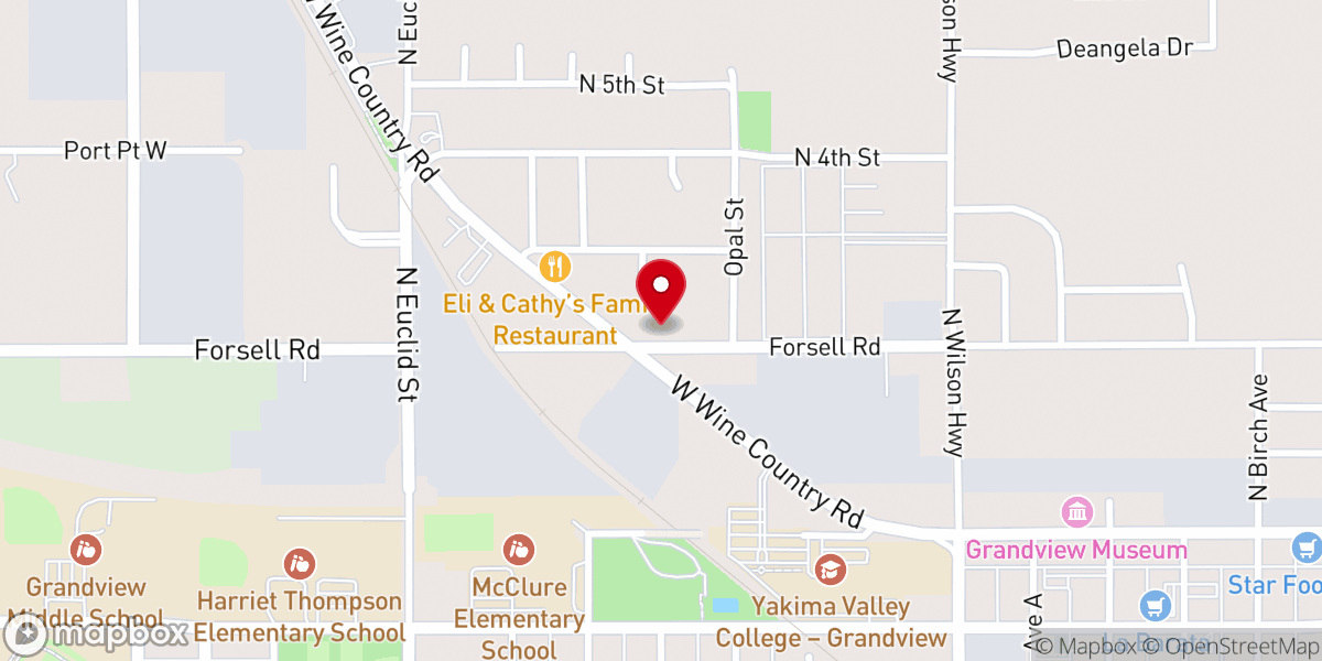 Map showing location of Anchor Point Christian Fellowship