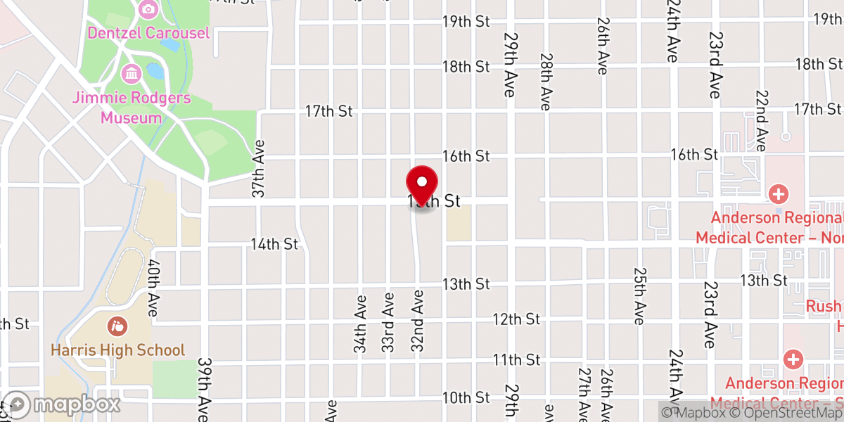 Map showing location of Ephesus Church