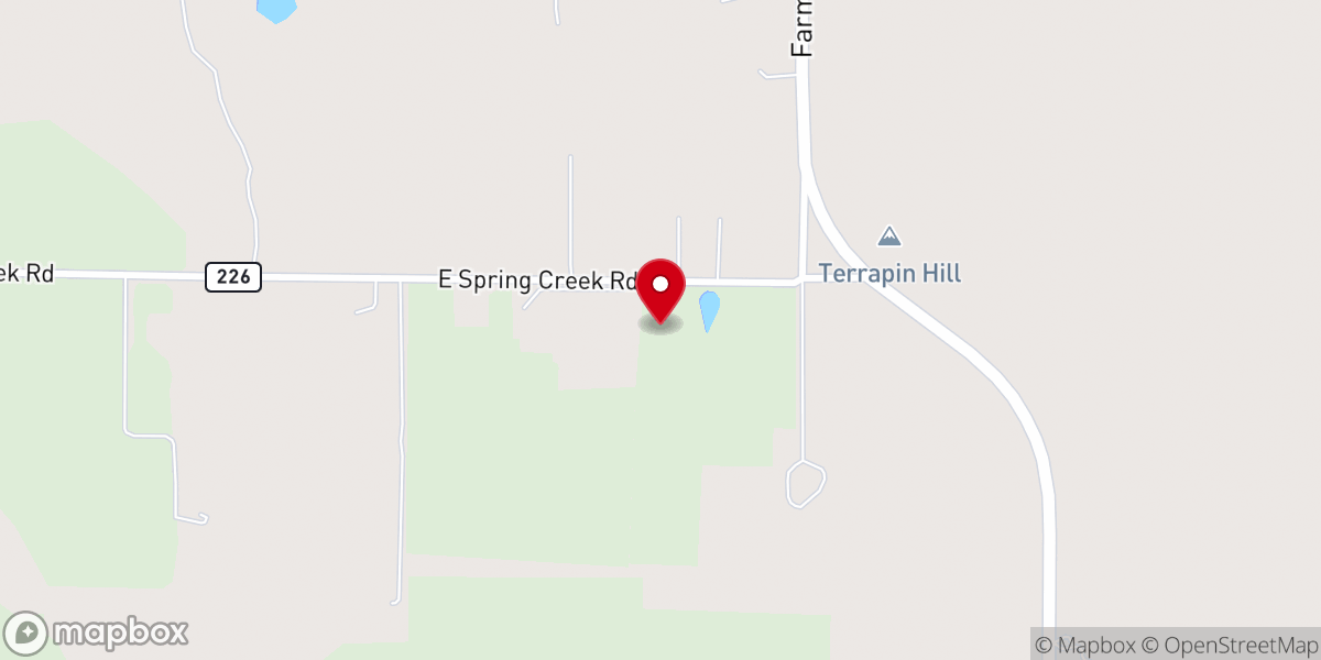 Map showing location of Trinity Cowboy Church of Texoma