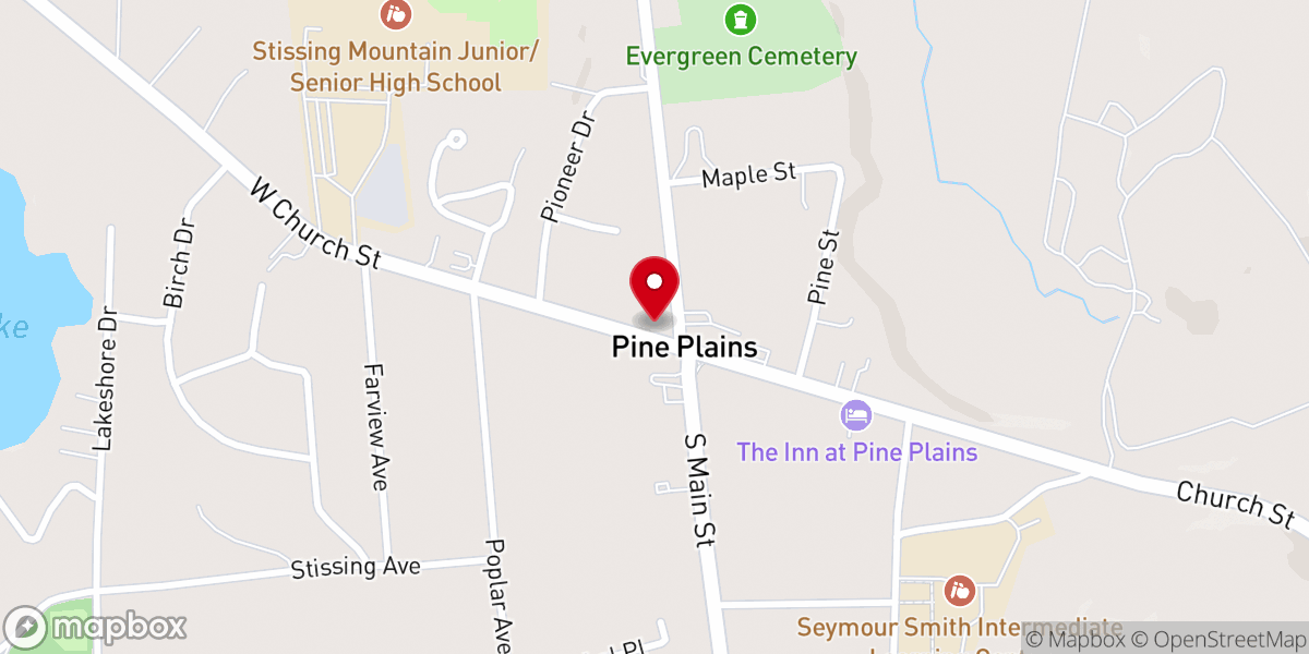 Map showing location of Spud Shack