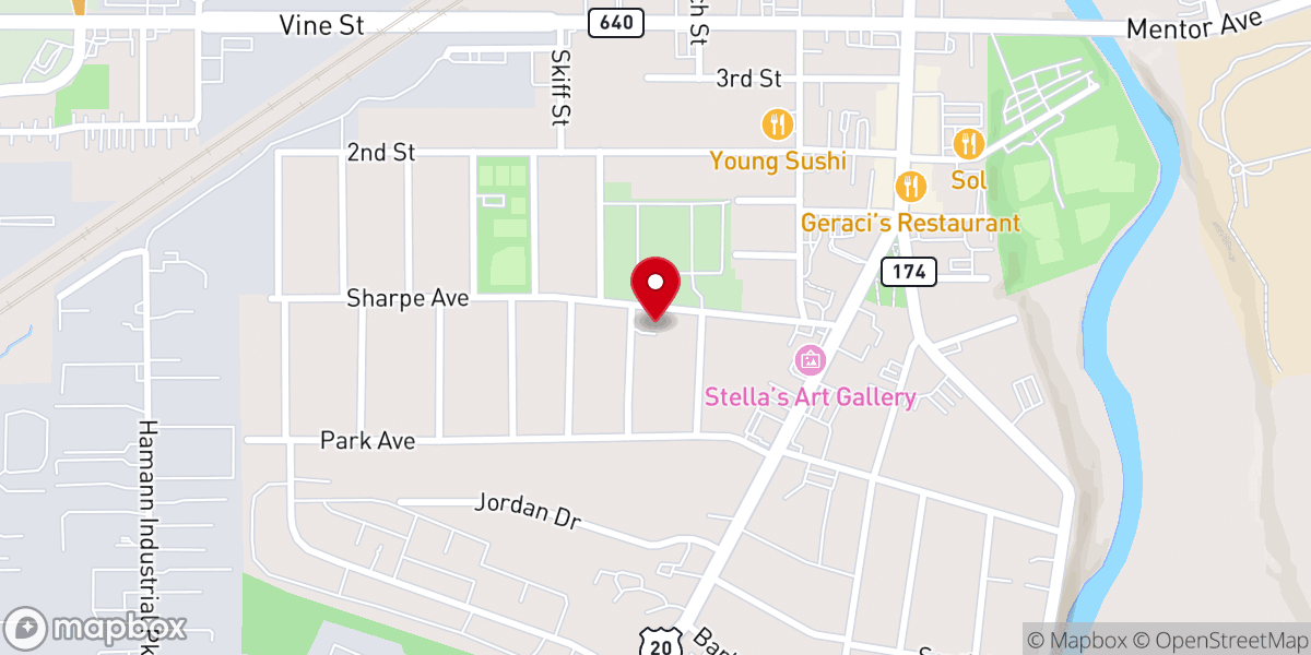 Map showing location of Willoughby Seventh-day Adventist Church