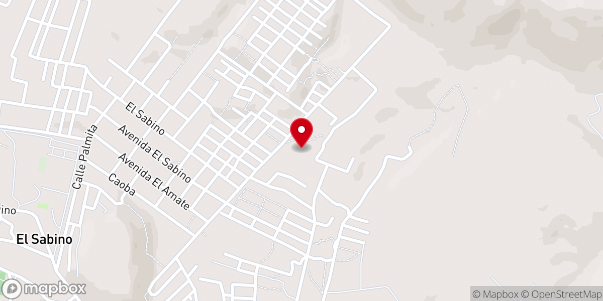 Map showing location of Iglesia Bautista La Vid
