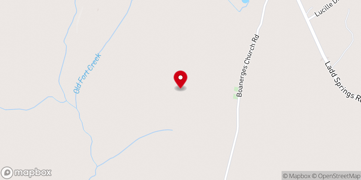 Map showing location of Mt View Church of God