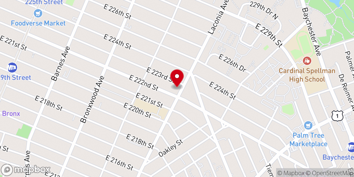 Map showing location of Laconia Community Church