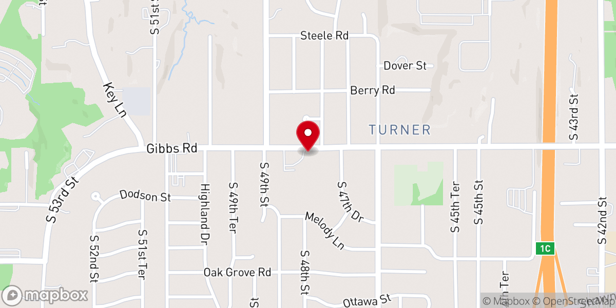 Map showing location of New Life Fellowship