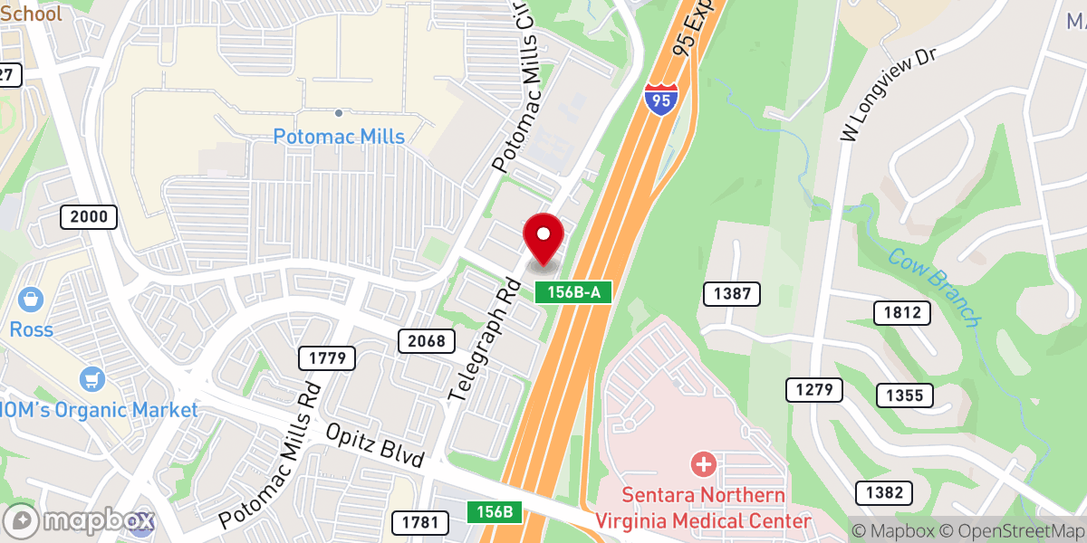 Map showing location of Impact Church