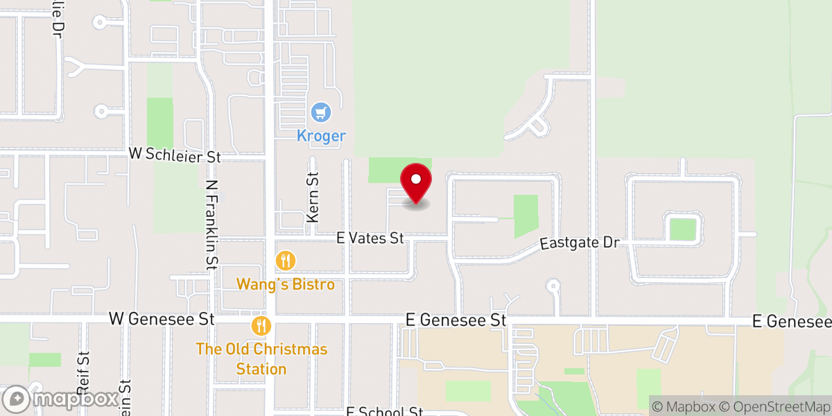 Map showing location of Frankenmuth United Methodist