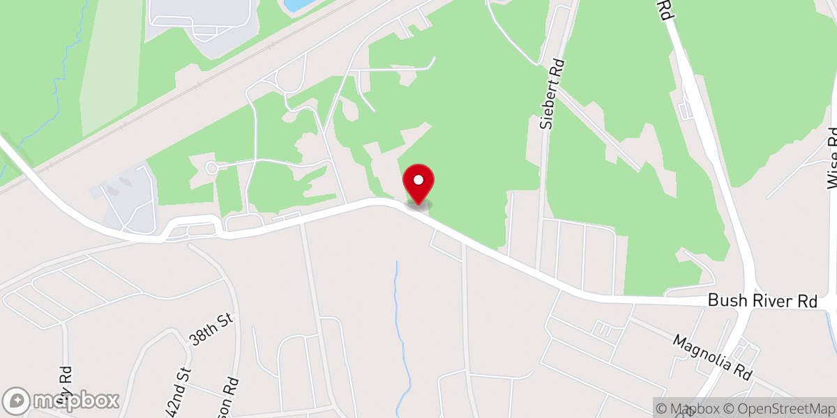 Map showing location of Gunpowder Meeting House