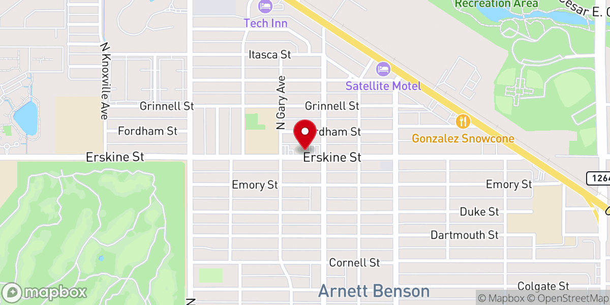 Map showing location of Our Lady of Grace Catholic Church