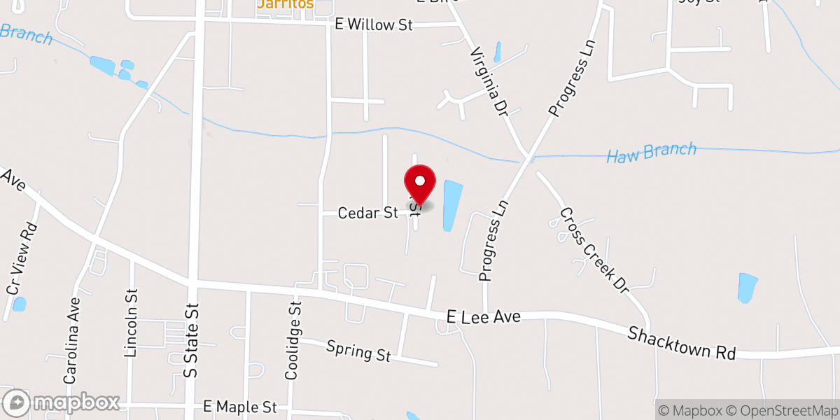 Map showing location of Uplands Reach Conference Center Inc
