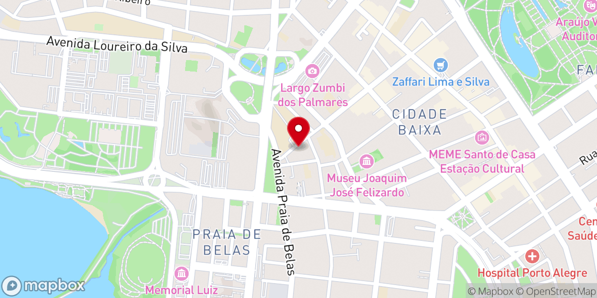 Map showing location of Santuário Santo Antônio do Pão dos Pobres