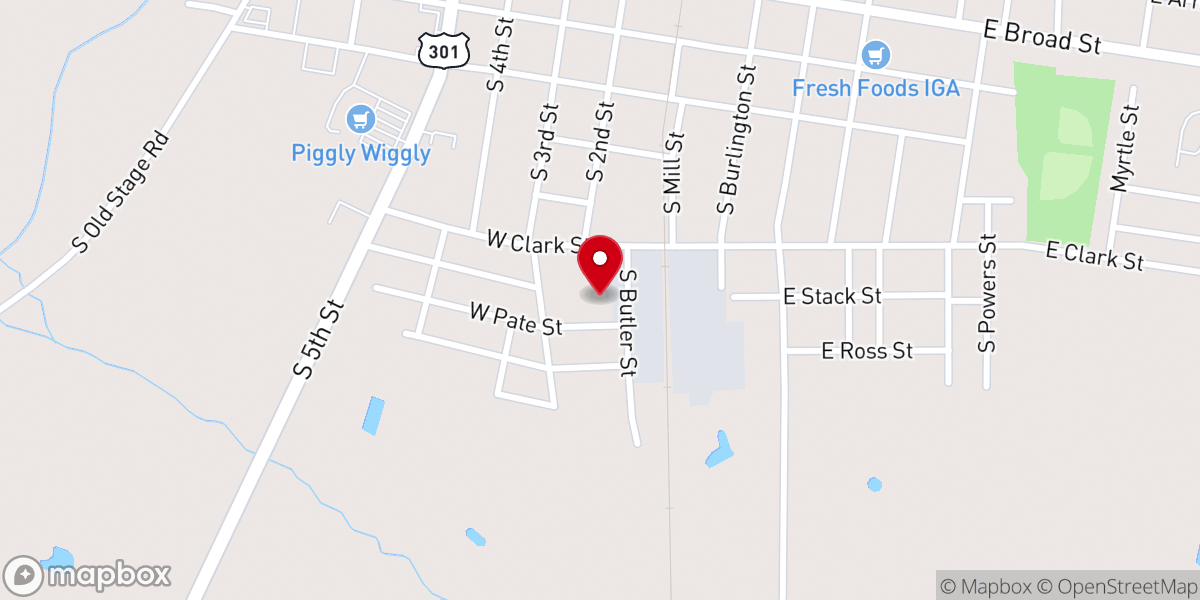 Map showing location of Destiny Now Ministries