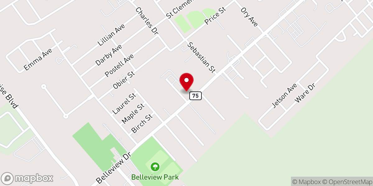 Map showing location of Bethel House of Prayer