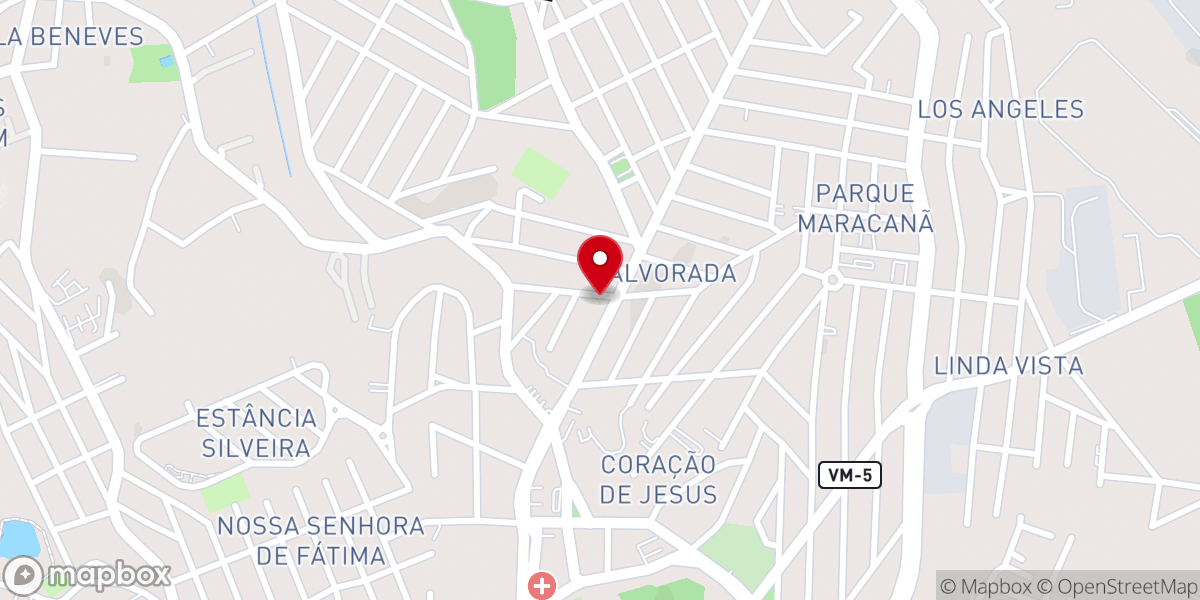 Map showing location of Primeira Igreja Batista De Contagem