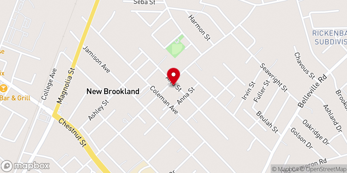 Map showing location of Mt Sinai Rmue Church. Time of service