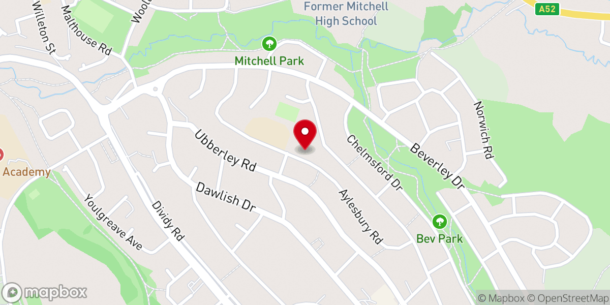 Map showing location of St Maria Goretti Catholic Church