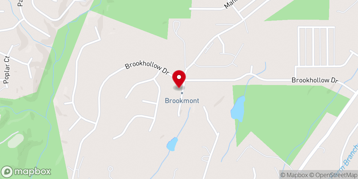 Map showing location of St Theresa Catholic Church 30135