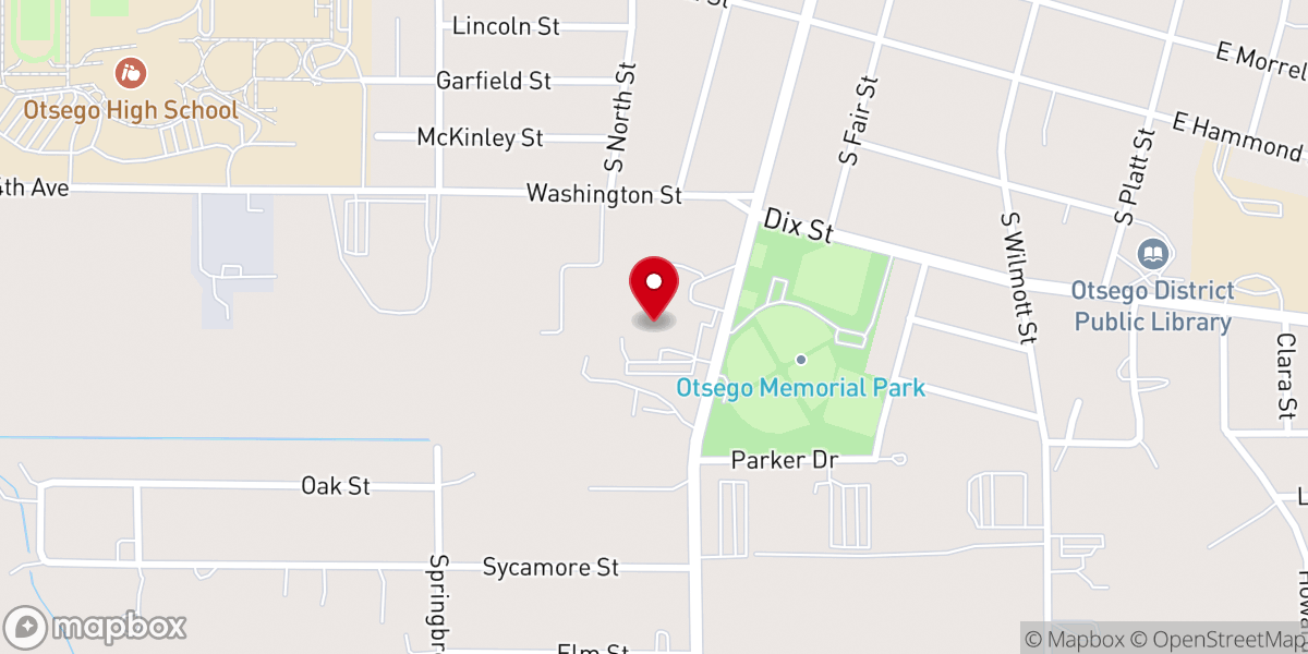 Map showing location of Saint Vincent de Paul Ministry