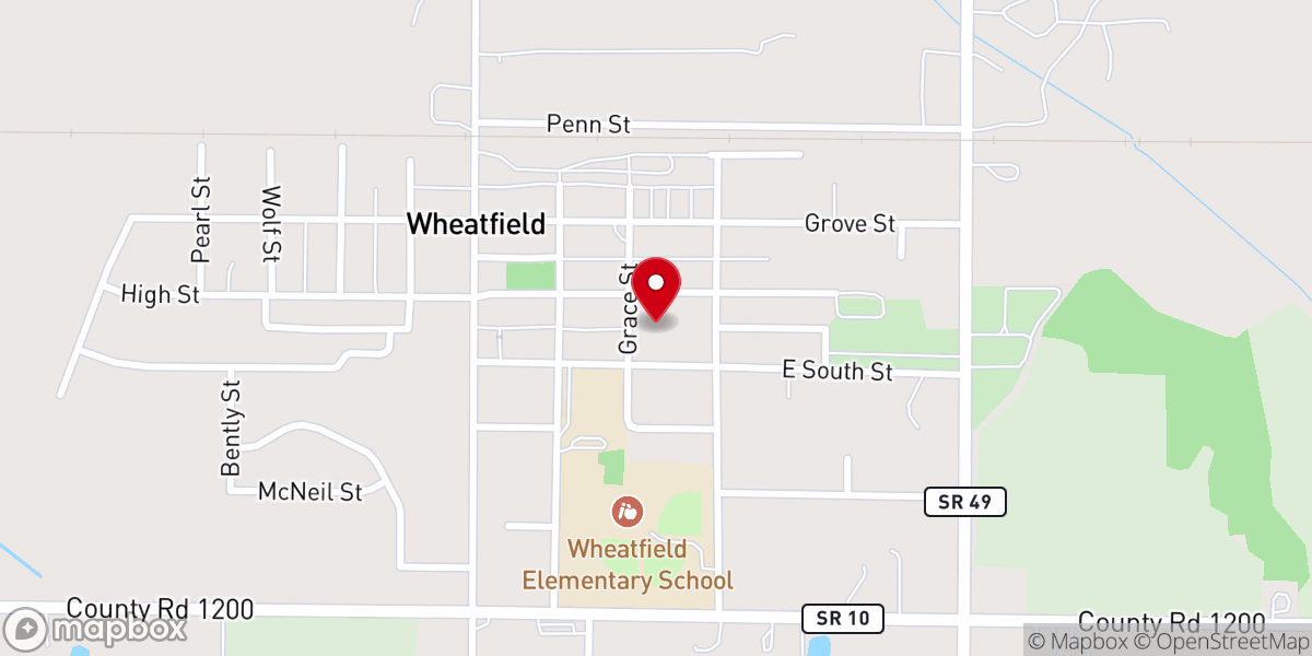 Map showing location of Sorrowful Mother Rectory