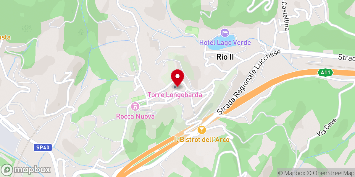 Map showing location of Cappella di San Lodovico