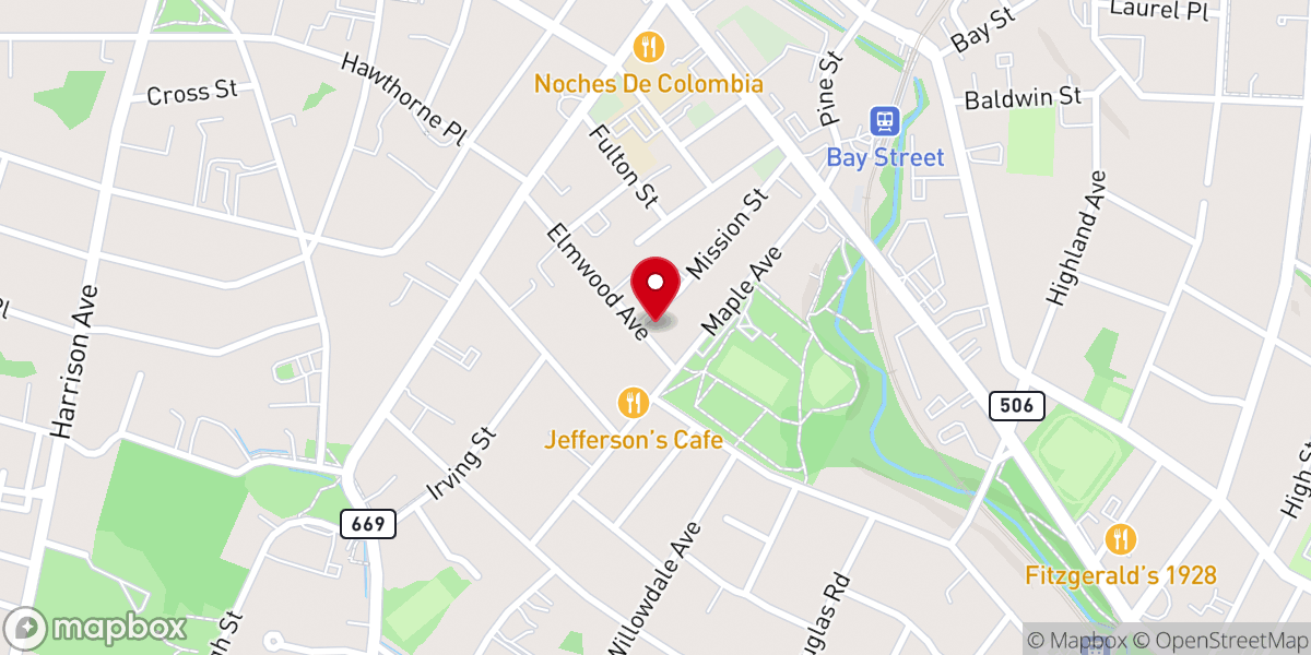 Map showing location of Grace Pointe Seventh-day Adventist Church