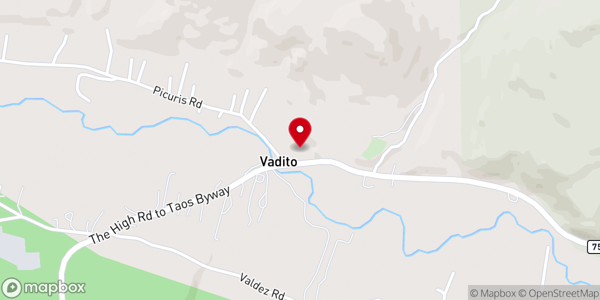 Map showing location of Nuestra Señora de los Dolores Church