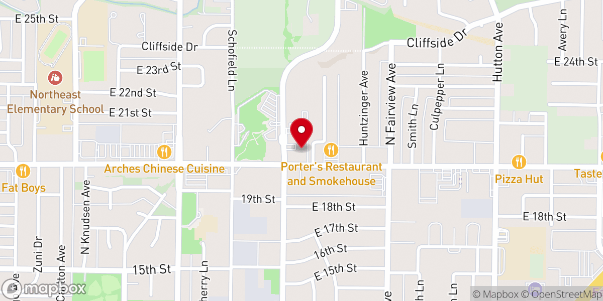 Map showing location of Saint Mary Catholic Church