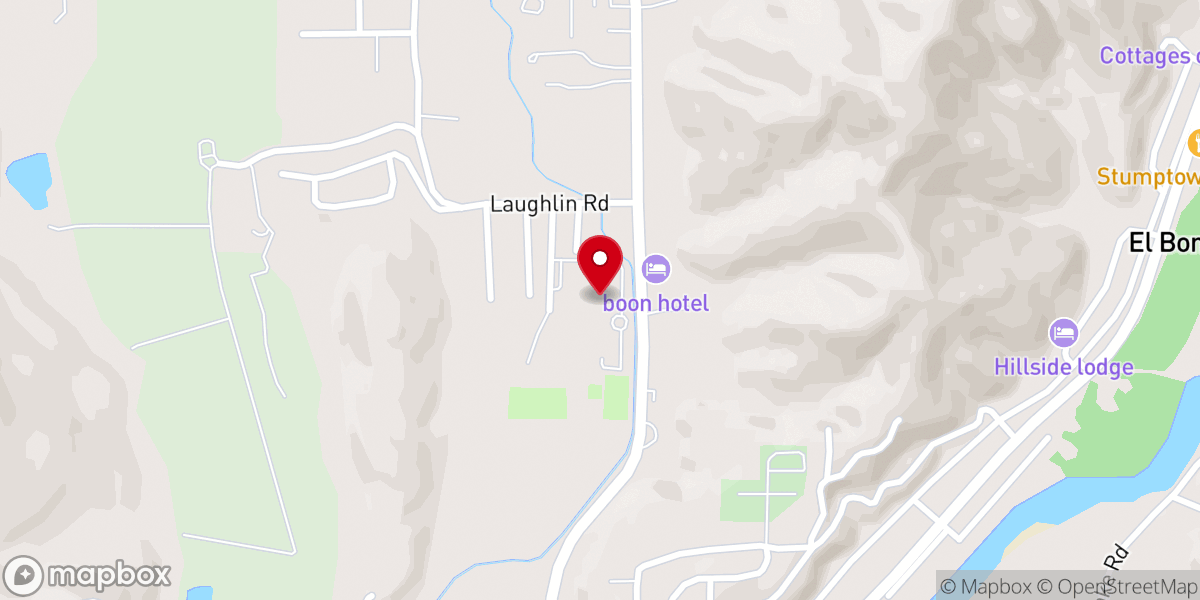 Map showing location of Guerneville School