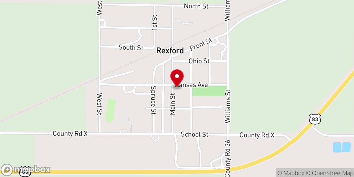 Map showing location of Shepherd's Staff Conference & Retreat Center