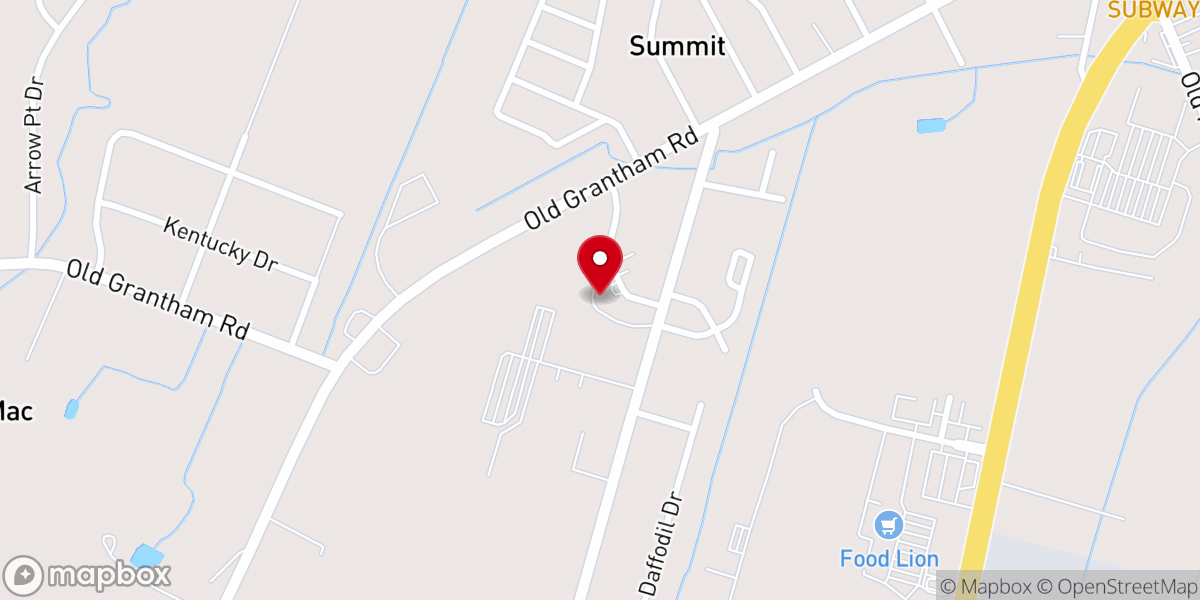 Map showing location of Love Memorial Church