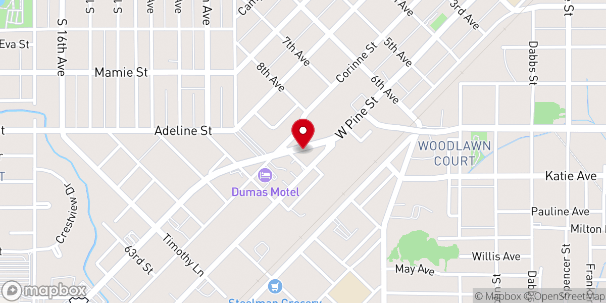 Map showing location of Saint Vincent de Paul Sacred Heart Hattiesburg