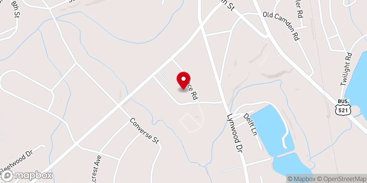 Map showing location of Sunrise Strikes & RC Entertainment