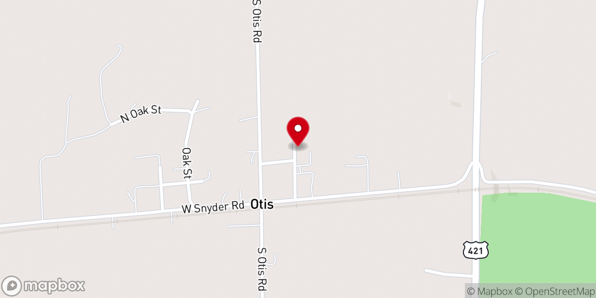 Map showing location of St. Mary Catholic Church