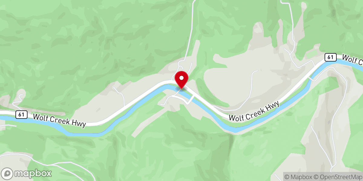 Map showing location of Williams Chapel