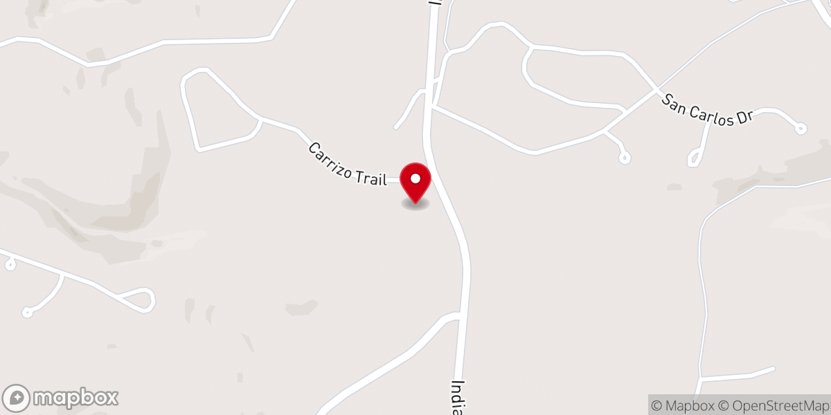 Map showing location of Carrizo Christian Fellowship