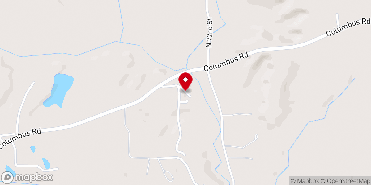 Map showing location of New Life Christian Center of Quincy