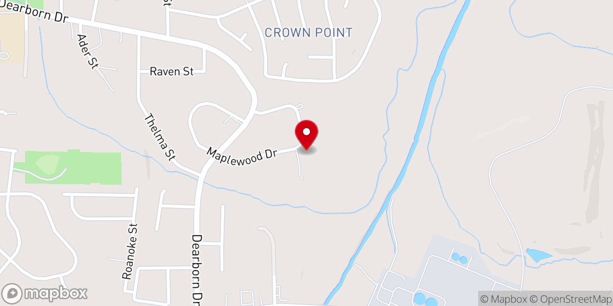 Map showing location of Greater Refuge Church