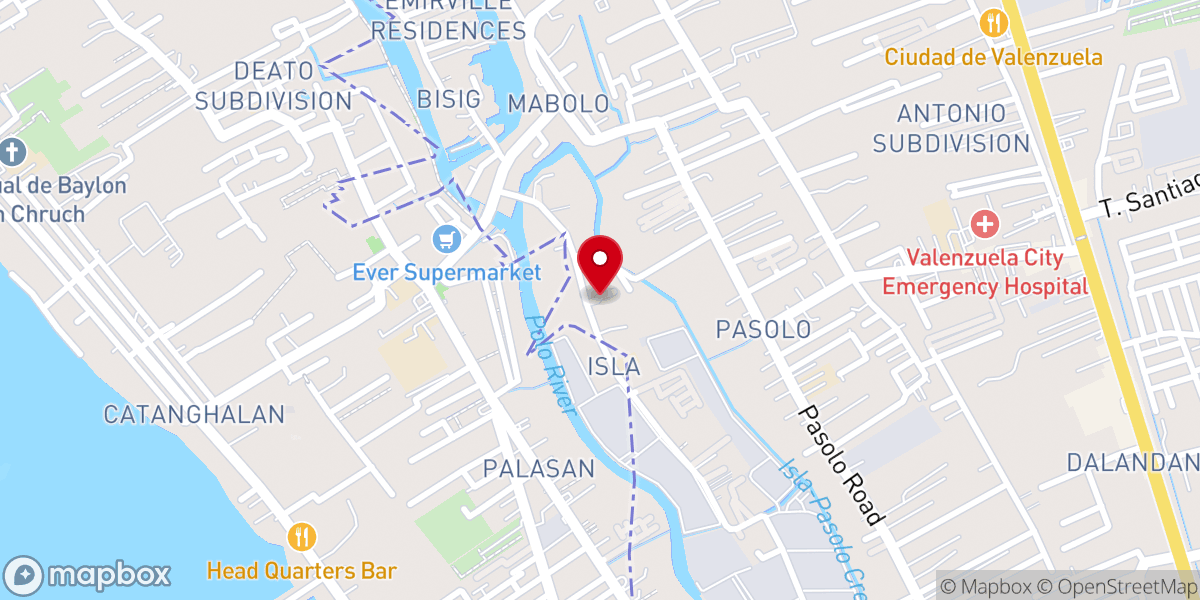 Map showing location of Truth and Faith Baptist Bible Mission - Valenzuela