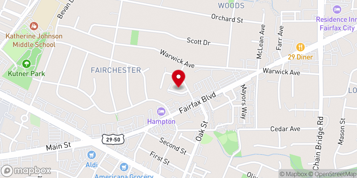 Map showing location of New Hope Fellowship