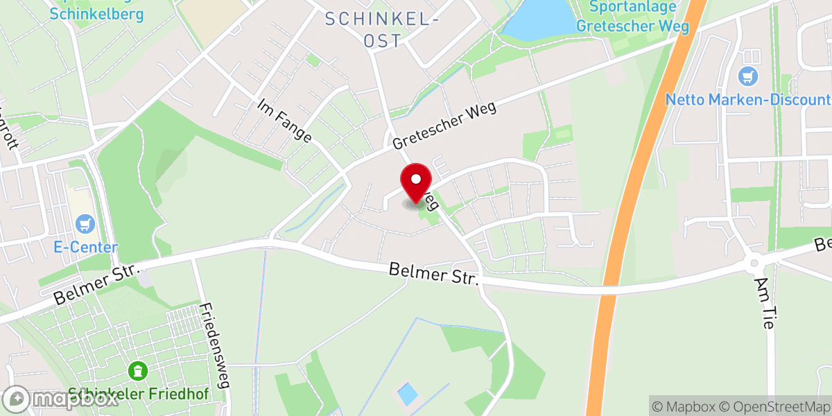 Map showing location of Apostel-Gesamtkirchengemeinde